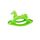 Calut balansoar, realizat din plastic usor, pentru copii de la 1,5 la 5 ani, maxim 30 kg, 90x53x55 cm, verde, Culoare: Verde-Dacenergy.ro
