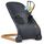 Balansoar bebelusi, cadru metalic, material textil, pozitie sigura, ergonomica, pliabil, reglare inclinare a spatarului in 3 trepte, picioare anti-alunecare, cu jucarii, antracit, Culoare: Gri deschis-Dacenergy.ro