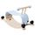 Balansoar 2 in 1 pentru copii DacEnergy©, din lemn, bicicleta de echilibru, cu roti, design inedit, 64 x 32 x 42 cm, albastru, Culoare: Albastru-Dacenergy.ro