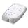 Cosulet bebelus pentru dormit Baby Nest DacEnergy©, cu 2 fete, satin si catifea, nou-nascuti, salteaua detasabila, 80 x 50 cm, gri-Dacenergy.ro