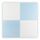 Covoras puzzle din spuma, 4 buc, ansamblat usor, impermeabil, fara BPA, alb si albastru, 120x120x1 cm, Dimensiune (cm)	: 120 x 120, Culoare: Alb, Albastru-Dacenergy.ro