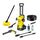 ​Aparat de spalat cu presiune, 1600 W, debit maxim 380 l/h, 120 bari, lungime furtun 6 m, 24.2 X 28.5 X 80.5 cm, galben + detergent-Dacenergy.ro