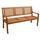 ​Banca de gradina , fabricata din lemn de eucalipt, cu brate si spatar, 3 persoane, 157.5 x 61.5 x 89.5 cm, natur, Numar locuri	: 3, Culoare: Bej, Maro-Dacenergy.ro