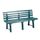 ​Banca de gradina , fabricata din plastic, cu spatar,  145 x 49 x 74 cm, verde, Numar locuri	: 3, Culoare: Verde-Dacenergy.ro