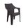 ​Scaun de gradina DacEnergy©, material plastic, dimensiuni 61x60x81cm, rezistent la umezeala si uv, culoare maro, Continut pachet	: 1 x Scaun, Latime: 60 cm, Culoare: Maro inchis-Dacenergy.ro