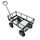 Carucior transport marfa, cadru puternic din otel, roti mari, gonflabile, posibilitate de incarcare pana la 500 kg, verde si negru-Dacenergy.ro