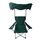 Scaun camping DacEnergy, cadru fabricat din otel, poliester, cu brate si suport de pahar, pliant, cu umbrela, verde inchis, 84 x 52 x 85 cm, Culoare: Verde inchis-Dacenergy.ro