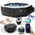 ​Piscina gonflabila cu hidromasaj Intex, jacuzzi, pompa de filtrare incorporata, 6 persoane, 2 tetiere, cu aplicatie, panou de control, apa incalzita pana la 40°, prelata si folie, 1098 litri, 218 x 71 cm-Dacenergy.ro