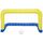 ​Poarta de fotbal gonflabila pentru piscina Bestawy, material PVC, minge, plasa de nailon, 137 x 66 cm, albastru si galben-Dacenergy.ro