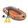 ​Barca gonflabila Bestway, un adult si un copil, 2 vasle din plastic, sarcina maxima 120 kg, pompa cu piston inclusa, 196 x 106 cm, portocaliu, Capacitate persoane	: 2-Dacenergy.ro