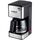 ​Cafetiera, realizata din sticla, 680 W, 0.8 litri, capacitate 6 cesti, functie antipicurare, negru si gri-Dacenergy.ro