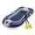 ​Barca gonflabila Bestway, PVC durabil, 3 camere de aer, 2 adulti, 2 vasle din plastic, sarcina maxima 170 kg, pompa de picior, 228 x 121 cm, albastra-Dacenergy.ro