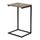 Masuta de cafea DacEnergy©, din metal negru, blat din MDF, finisaj maro, forma dreptunghiulara, 40 x 35 x 65.5 cm-Dacenergy.ro