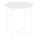 Masuta de cafea DacEnergy©, realizata din metal, design rustic, forma rotunda, 47 x 47 x 50.2, finisaj alb-Dacenergy.ro