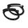 Set 2 cotiere pentru scaun de birou DacEnergy©, material rezistent, 8 dopuri de mascare, negru-Dacenergy.ro