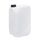 Bidon, confectionat din polietilena, cu sigilare, 32,6 x 28,4 x 39,7 cm, 25 de litri, uz casnic, alb, Capacitate: 25 l-Dacenergy.ro