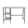 Birou DacEnergy©, structura din metal, blat din MDF, 105 x 71.5 x 47 cm, 2 rafturi, negru si gri-Dacenergy.ro