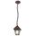 Pendul de exterior Smarter, dispersor din sticla ornamentala cu efect de bule de aer, E27, IP23, 148 x 148 x 750 mm, maro-Dacenergy.ro