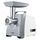 Masina de tocat carne, din plastic, electrica, functie Reverse, 2.7 kg/min, 1600 W, usor de strans si depozitat, alb si gri-Dacenergy.ro