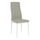 Scaun, textil bej/metal alb, COLETA NOVA-Dacenergy.ro