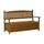 Bancă de grădină, maro, 150cm, AMULA-Dacenergy.ro