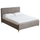 Pat, gri maro Taupe/gold crom auriu mat, 160x200, KAISA-Dacenergy.ro