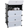 Organizator de pantofi modular, negru / alb, PORET-Dacenergy.ro