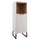 Dulap jos, alb/stejar artisan, CUBO CUB02-Dacenergy.ro