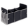 Organizator auto pentru portbagaj DacEnergy©, poliester 600D, 3 compartimente, buzunar exterior din plasa, pliabil, 60 x 26 x 32 cm, negru-Dacenergy.ro