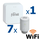 Kit controler gateway si 7 capete termostat smart pentru calorifer Ferroli, Wi-Fi, control de la distanta, siguranta pentru copii, detectare fereastra deschisa, afisaj digital, programabil, alb, Numar piese: 8-Dacenergy.ro