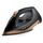 Fier de calcat cu abur fara fir, talpa ceramica, oprire automata, autocuratare, protectie la supraincalzire, rezervor de apa de 320 ml, abur vertical, reglare a temperaturii, suport de incarcare, 2600 W, Culoare: Negru, Auriu-Dacenergy.ro