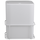 Cos de gunoi, fabricat din plastic rezistent si otel, forma dreptunghiulara, 5 litri, 22.5 x 19 x 19 cm, alb, Culoare: Alb-Dacenergy.ro
