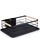 Uscator de vase DacEnergy©, un nivel, cu tava de uscare, solid si elegant, scurgere de tacamuri, 43 x 32 x 14 cm, negru-Dacenergy.ro