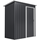 Magazie de gradina DacEnergy©, realizata din otel galvanizat si tabla de otel vopsita, 1 usa glisanta, 4 guri de ventilatie, 164 × 100 × 184 cm, Lungime: 164 cm-Dacenergy.ro