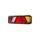 Lampa stop 450x138, 24V, LED, 6 functii, ceata, mers inapoi, cu triunghi, stanga/dreapta  Cod: FT-700-066-Dacenergy.ro