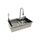Chiuveta bucatarie multifunctionala cu doua baterii, otel inoxidabil, afisaj digital temperatura, functie cascada, dozator sapun, scurgator, tava, tocator si accesorii scurgere incluse, 75x46x23.5cm Cod: DISMT04-Dacenergy.ro
