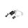 Kit fibra optica plafon instelat LED  RGB cu telecomanda si sursa de alimentare 0,75mm 295 fire 3 metri 12V  Cod: HH-2953-Dacenergy.ro