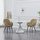 Fotoliu de design, material Velvet bej, VERIO NEW-Dacenergy.ro