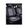 Huse scaune auto universale premium  cu bancheta spate fractionata negru Cod: F3001-P45-Dacenergy.ro