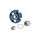 Butuc roata remorca 4x100 cu prezoane M12x1.5 si capac protectie Cod: HC-0203-Dacenergy.ro