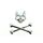 Ornament metalic in forma de schelet Cod: GT-05-Dacenergy.ro