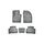Covoare cauciuc tavita compatibile Toyota C-HR 2016-> Cod: 3D 61985 A10-Dacenergy.ro