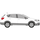 Husa auto dedicate Suzuki S-Cross SX4  FRACTIONATE - ROMB. Calitate Premium-Dacenergy.ro