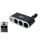 Prelungitor priza 3 cai auto si 1 USB  WF005-Dacenergy.ro
