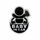 Abtibild  "BABY IN CAR" fond  alb Cod:FGT-07-Dacenergy.ro