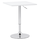 Masă de bar cu înălţime reglabilă, alb, 57x57x84-110 cm, FLORIAN 3 NEW-Dacenergy.ro