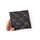 Material imitatie piele matlasata model romb negru cusatura gri tapiterie auto 1.5 x 1 m Cod: Y01NG-Dacenergy.ro