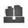 Covoare interior cauciuc El Toro compatibile Toyota Yaris III 2011–2020 Cod: 0808 P50-Dacenergy.ro