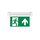 Lampa Exit LED 2W Montaj Incastrat 6000K COD: 835-Dacenergy.ro