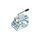 Clema suport pentru roata de sprijin remorca tija exterioara 60mm Mare  Cod: BK90388-Dacenergy.ro